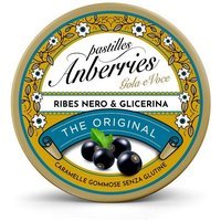 Anberries The Original Pastiglie Ribes Nero e Glicerina, 50g