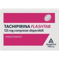 Angelini Tachipirina FlashTab 125mg Paracetamolo Febbre e Dolore, 12 Compresse