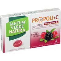 Angelini Tantum Verde - Natura Propoli+C gusto Frutti Di Bosco, 15 Pastiglie