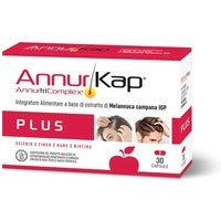 Annurkap Plus Integratore Alimentare per la Caduta di Capelli, 30 capsule