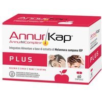 Annurkap Plus Integratore Alimentare per la Caduta di Capelli, 60 capsule