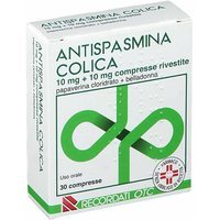 Antispasmina Colica 10mg + 10mg Antispastico, 30 Compresse Rivestite