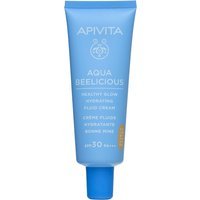 Apivita Aqua Beelicious - Crema Colorata Idratante Healthy Glow SPF30, 40ml