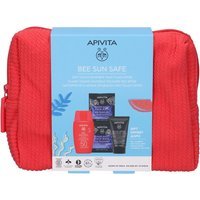 Apivita Bee Sun Safe Dry Touch Invisible Face Fluid SPF50 + Black Detox Cleansing Jelly + Express Beauty Maschera Viso