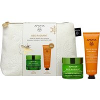 Apivita Cofanetto Regalo Bee Radiant con Crema Gel Anti-età e Anti-fatica Texture Leggera 50ml + Apivita Maschera Viso Illuminante Arancia 50ml