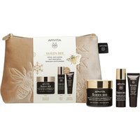 Apivita Cofanetto Regalo Queen Bee con Crema Viso Antirughe Texture Ricca 50ml + Mini Siero Anti-età e Ridensificante 10ml + Mini Crema Contorno Occhi Antietà e Rivitalizzante 5ml