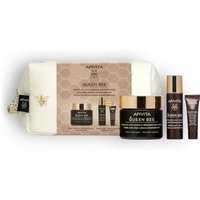 Apivita Queen Bee - Cofanetto Regalo con Pochette + Crema Leggera 50ml + Siero 10ml + Crema Occhi 2ml
