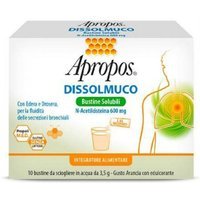 Apropos Dissolmuco - Bustine Solubili Integratore Alimentare, 10 Bustine