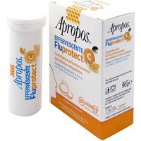 Apropos Fluprotect C - Effervescente Integratore Gusto Arancia, 20 Compresse