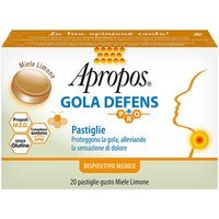 Apropos Gola Defens - Pro Pastiglie Gola gusto Miele e Limone, 20 Pastiglie