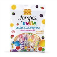 Apropos Melle Gelées - Caramelle con propoli per il benessere, gelée frutti assortiti 80 g
