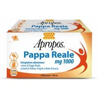Apropos Pappa Reale 1000 mg Integratore Ricostituente, 10 Flaconcini