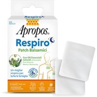 Apropos Respiro - Patch Balsamici con Oli Essenziali Naturali, 6 cerotti