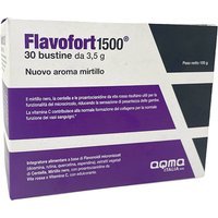 AQMA Flavofort 1500 Integratore Microcircolo e Gambe Pesanti, 30 Bustine