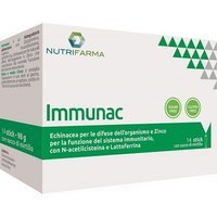 Aqua Viva Immunac - Integratore per le difese immunitarie con zinco ed echinacea, 14 stick