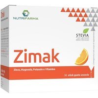 Aqua Viva Zimak Arancia - Integratore di vitamine e minerali per la stanchezza, 30 stick
