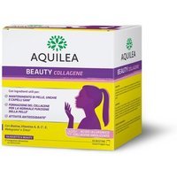 Aquilea Beauty Collagene Integratore con Acido Ialuronico Aminoacidi Minerali e Vitamine, 30 Bustine