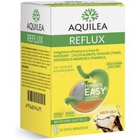 Aquilea Reflux Stick Monodose Integratore Benessere Gastrico Gusto Cola, 20Stick