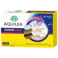 Aquilea Sonno Forte Integratore per il Sonno e il Rilassamento, 30 Compresse
