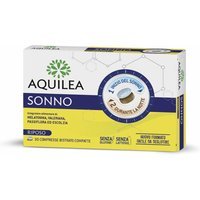 Aquilea Sonno Integratore per il Sonno e il Rilassamento, 30 Compresse Bistrato