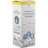Argento Colloidale Ionico Supremo 20 PPM Dispositivo Medico con Erogatori, 50ml
