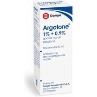 Argotone 1% + 0,9% Gocce Nasali Antisettico e Decongestionante Nasale, 20ml