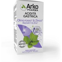 ArkoPharma Arkocapsule - Olmo Rosso & Zinco Integratore Acidità Gastrica, 40 capsule