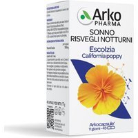 Arkopharma Arkocapsule Escolzia Integratore Sonno e Serenità, 45 Capsule