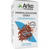 ArkoPharma Arkocapsule Lithothamnium - Integratore di calcio, mineralizzazione ossea, 45 capsule