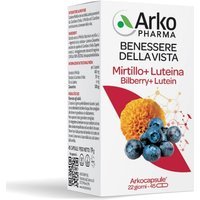 Arkopharma Arkocapsule Mirtillo + Luteina Integratore, 45 capsule