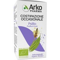 Arkopharma Arkocapsule Psillio - Integratore per la regolarità del transito intestinale, 45 capsule