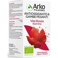 Arkopharma Arkocapsule Vite Rossa - Integratore alimentare per gambe leggere, 45 capsule