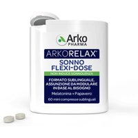 ArkoPharma ArkoRelax - Sonno Flexi Dose Integratore, 60 Mini Compresse