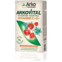 Arkopharma Arkovital - Vitamine C + D3 Integratore, 20 compresse effervescenti