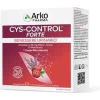 Arkopharma Cys-Control Forte Plus con Probiotici Benessere Urinario,10+5 Bustine
