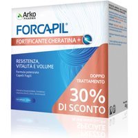 Arkopharma Forcapil - Fortificante + Cheratina Integratore, 60 + 60 Capsule