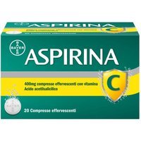 Aspirina C Antinfiammatorio Antidolorifico per Influenza Raffreddore e febbre con Vitamina C, 20 Compresse