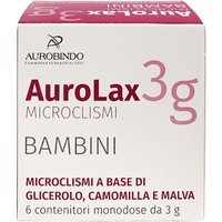 Aurobindo Pharma Aurolax Microclismi Per Bambini, 6 Microclismi