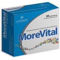 Aurobindo Pharma MoreVital Integratore di Magnesio e Potassio, 20 Bustine