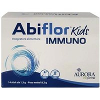 Aurora Biofarma Abiflor Kids Immuno Integratore Alimentare, 14 stick