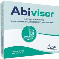 Aurora Biofarma AbiLINE - Abivisor Integratore Probiotico, 12 Bustine