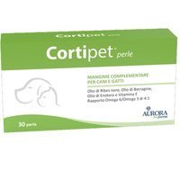 Aurora Biofarma Cortipet Cani e Gatti Mangime Complementare, 30 Perle