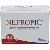 Aurora Biofarma Nefropiù Mangime Complementare per Cani e Gatti, 60 Compresse
