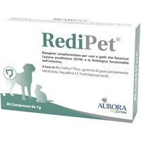 Aurora Biofarma Redipet Mangime Complementare per Cani e Gatti, 30 compresse