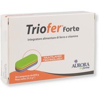 Aurora Triofer Forte Integratore Alimentare Ferro e Vitamine, 30 Compresse