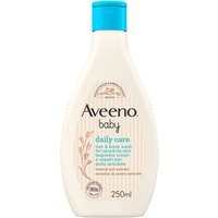 Aveeno Baby Daily Care Bagnetto Corpo e Capelli Shampoo e Bagnoschiuma Bambini Delicato 2in1, 250ml