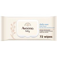 Aveeno Baby Daily Care Salviette Neonato e Bambino Umidificate e Delicate, 72 Salviettine