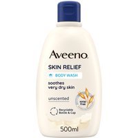 Aveeno Bagno Doccia Lenitivo Skin Relief Pelle da Secca a Molto Secca Ipoallergenico, 500ml