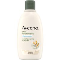 Aveeno Bagnoschiuma Daily Moisturising Bagnodoccia Idratante per Pelli Normali e Sensibili all'Avena, 300ml