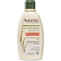 Aveeno Daily Moisturising - Bagno Doccia allo Yogurt Profumo Miele e Albicocca, 300ml
